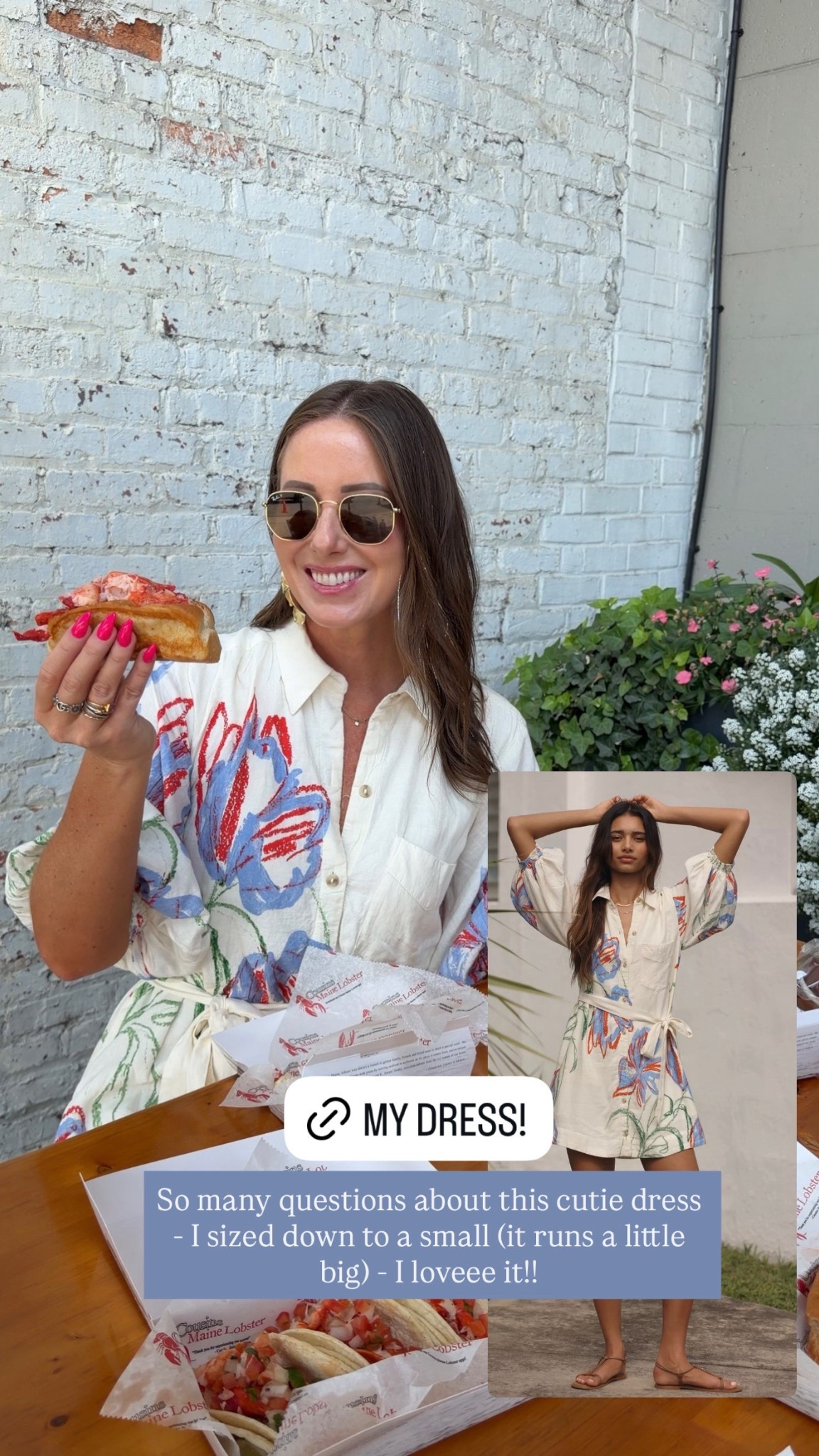 Size down in this cutie spring dress! I’m wearing a small.  ✨

#LTKootd #LTKTravel #LTKMothersDay