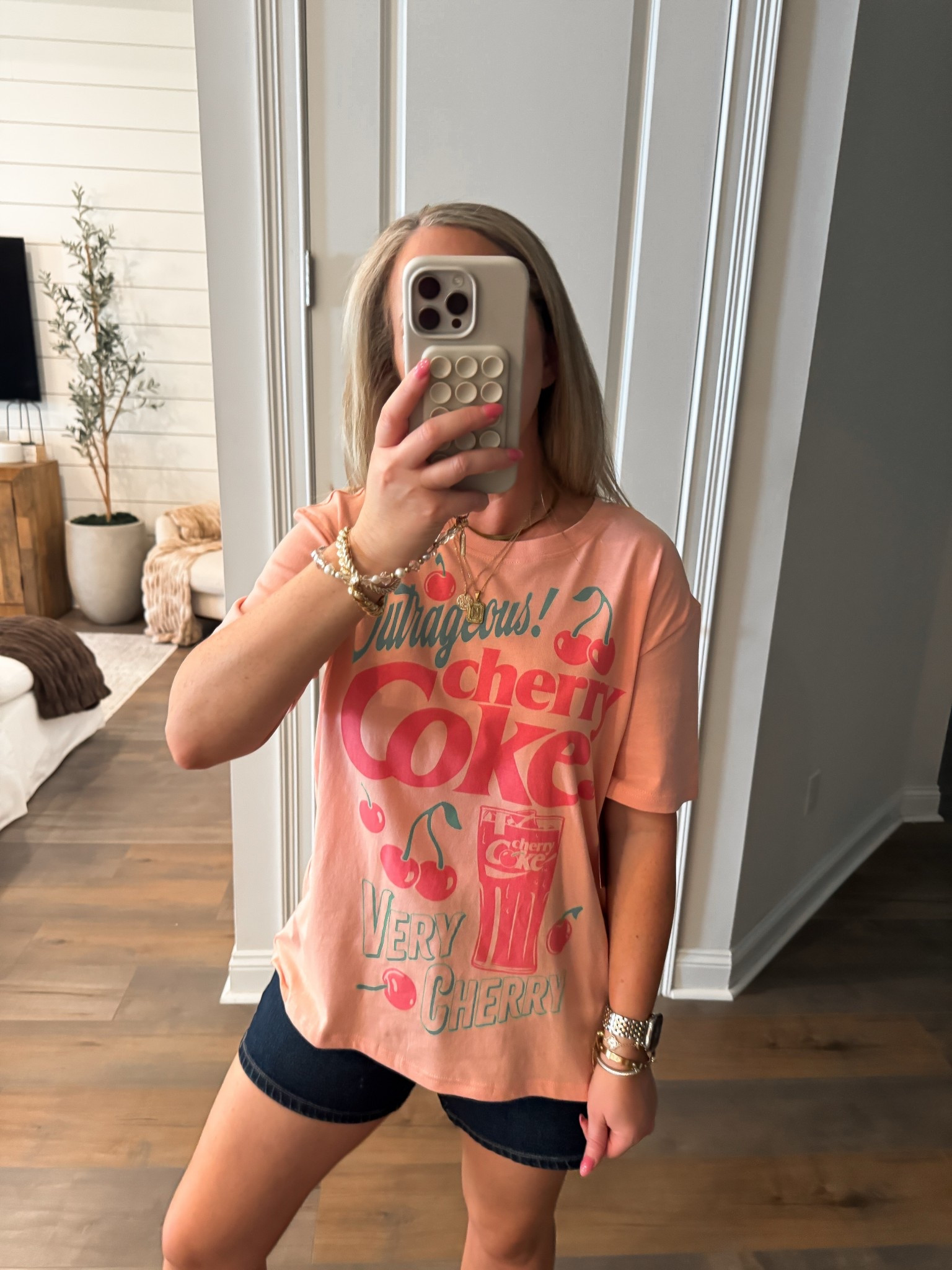 Walmart fashion Walmart finds cherry coke basic graphic tee size medium