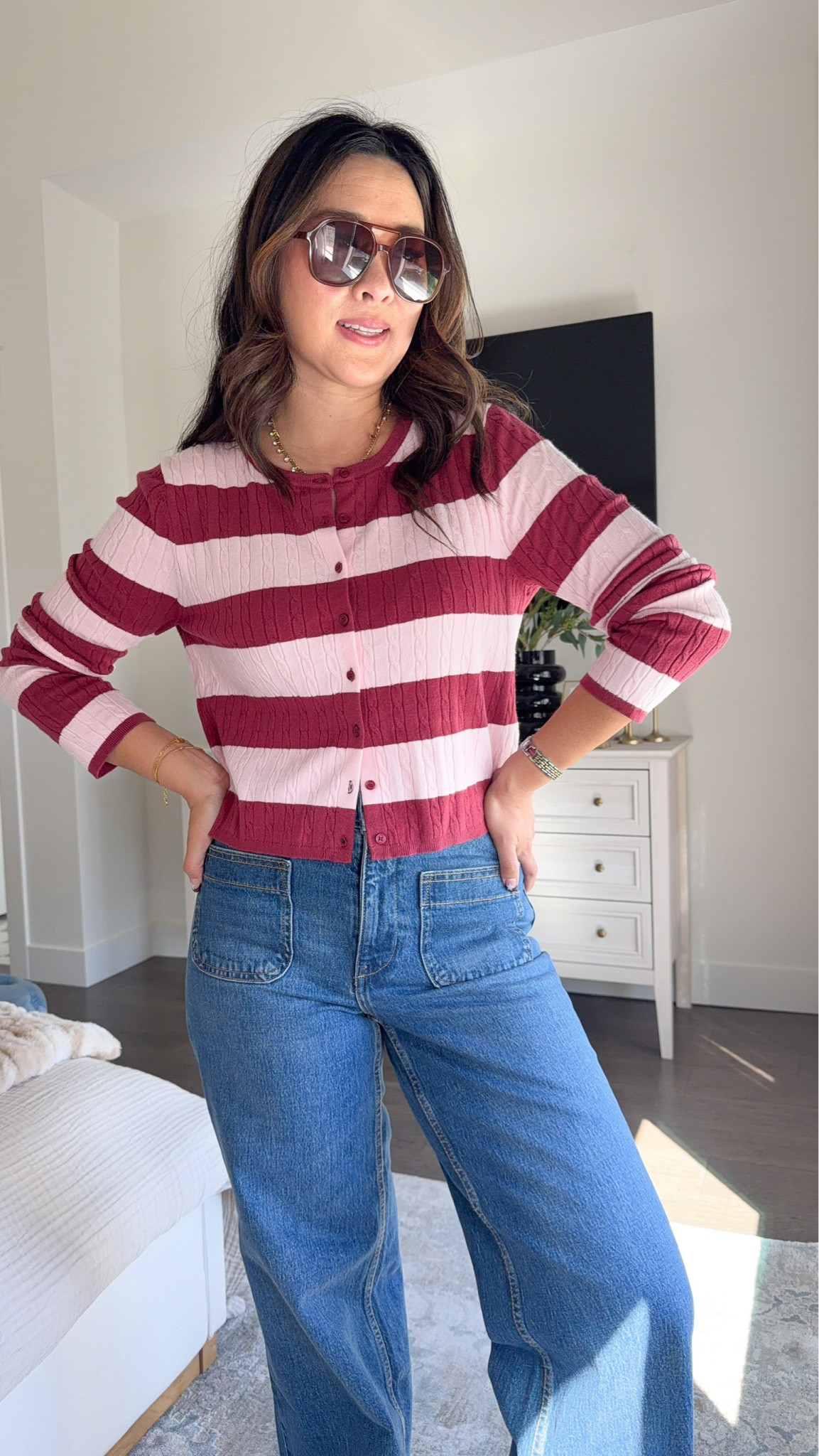 Walmart New Fall Arrivals // sweatshirt // joggers // dress // cardigan // patch pocket denim // athleisure wear Striped Tank: Medium Sweatshirt: Medium Joggers: Medium Printed Dress: Small Cardigan: Leopard Pants: Medium Raspberry Dress: Medium Red Plaid Dress: Small Brown Set: Medium Floral Jacket: Medium Jeans: 6 Short Striped Cardigan: Large Shawl: S/M

#LTKmomlife #LTKgrwm #LTKootd