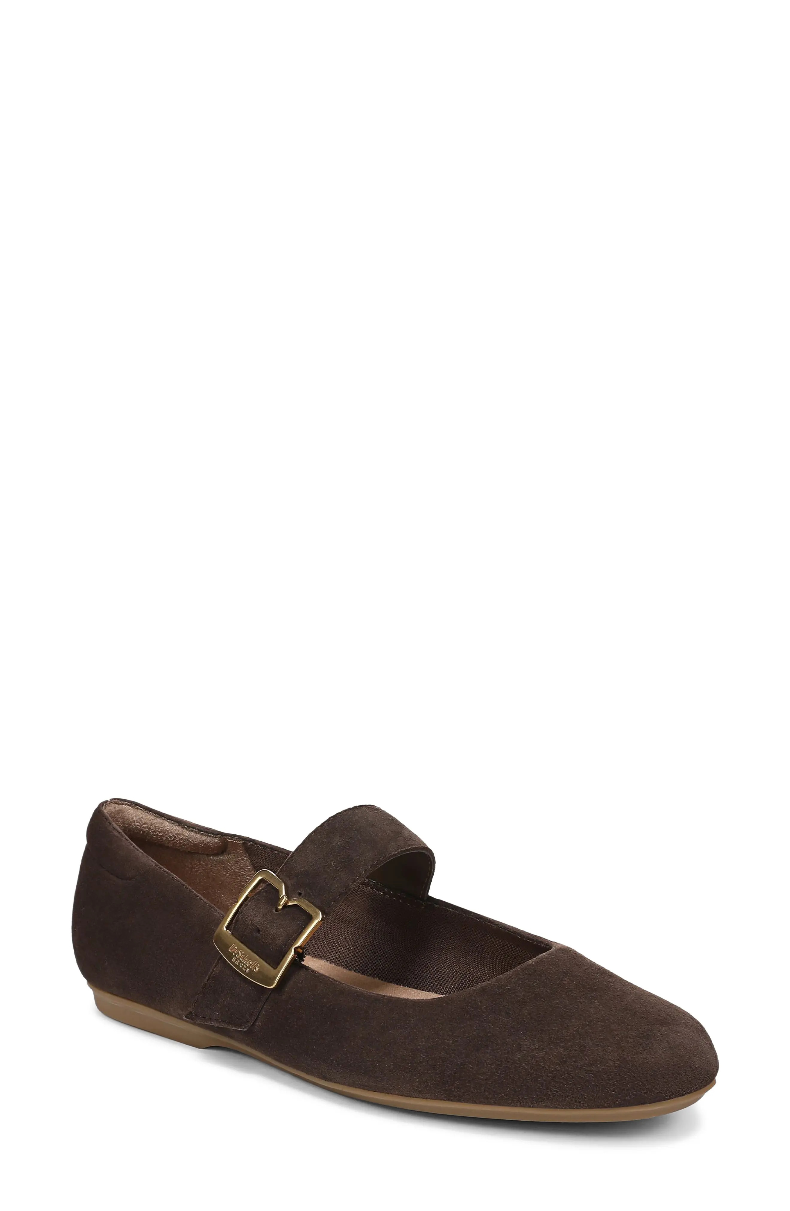 Dr. Scholl's Weston Jane Flat in Dark Umber at Nordstrom, Size 9.5 | Nordstrom