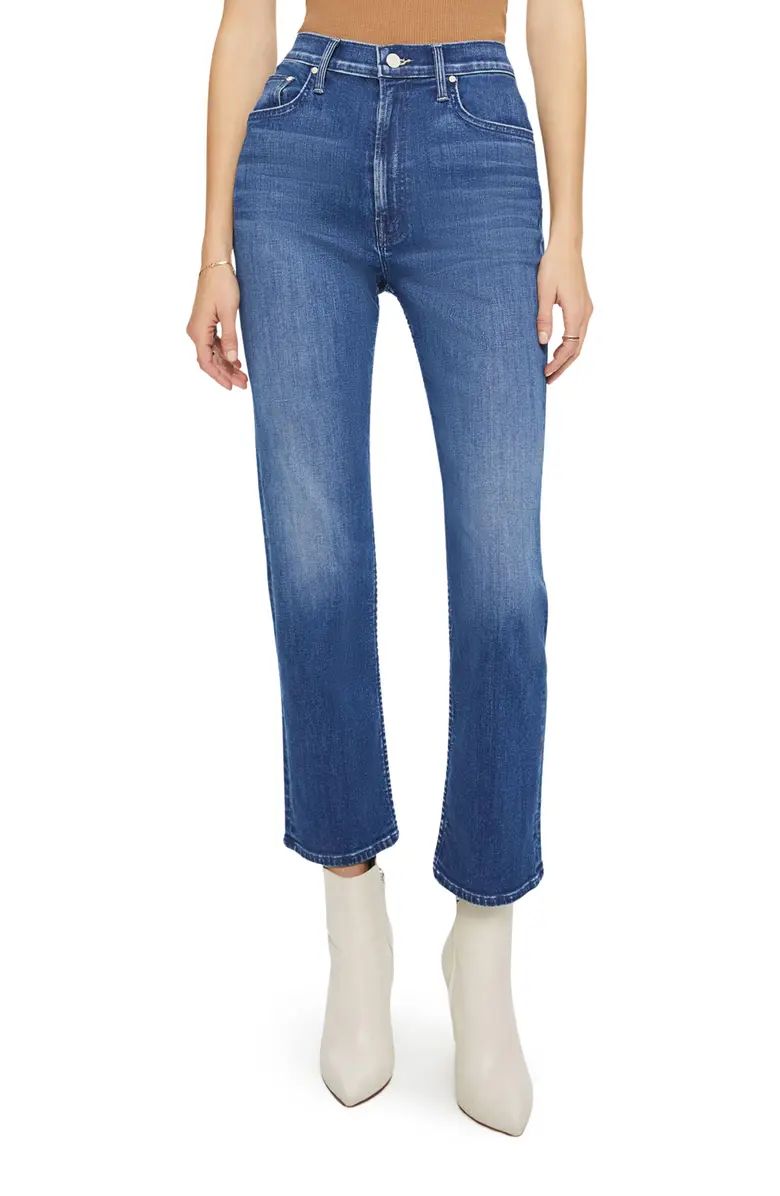 The Rider High Waist Ankle Straight Leg Jeans | Nordstrom