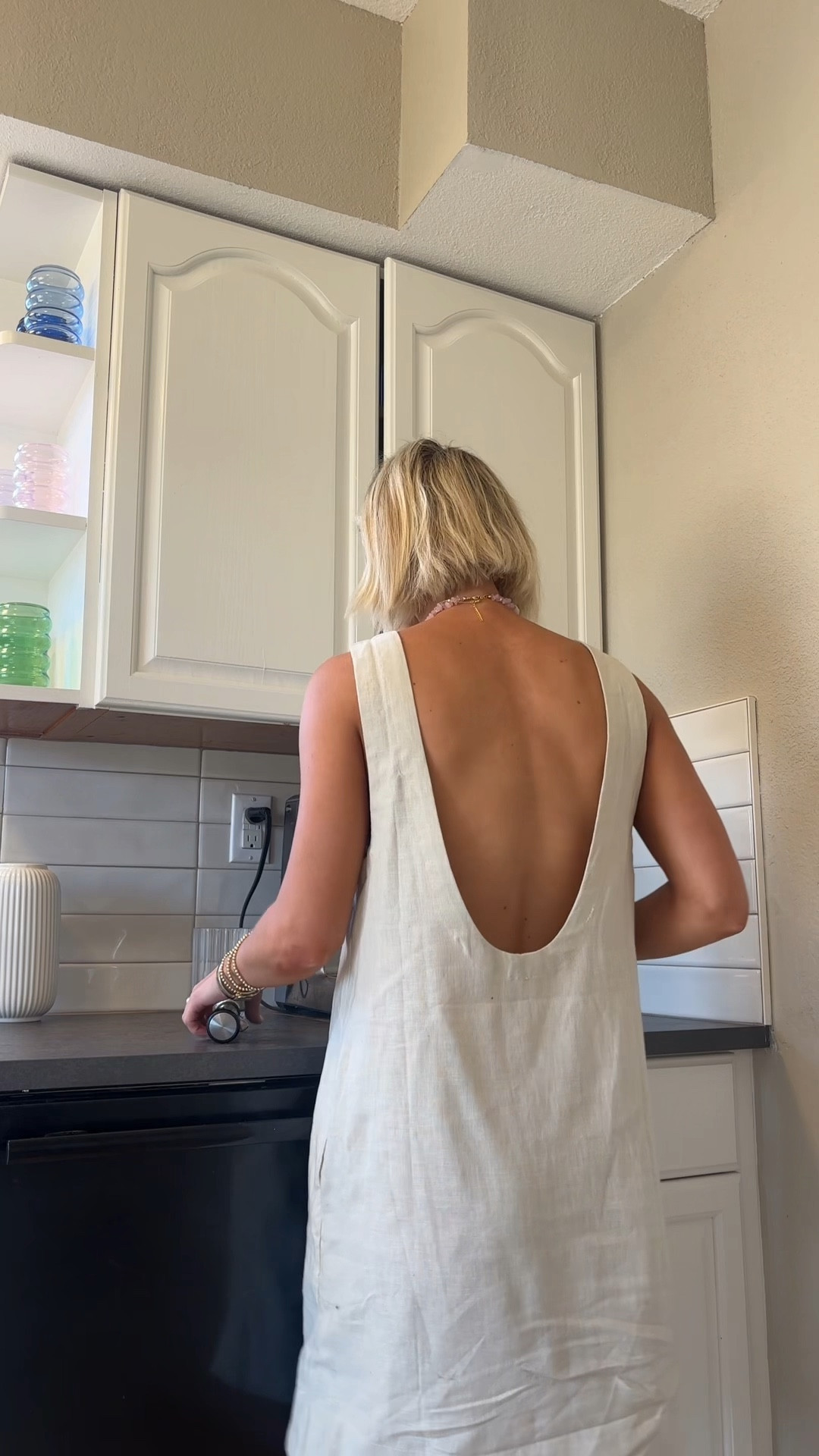 casual cute backless linen dress 

#LTKSeasonal