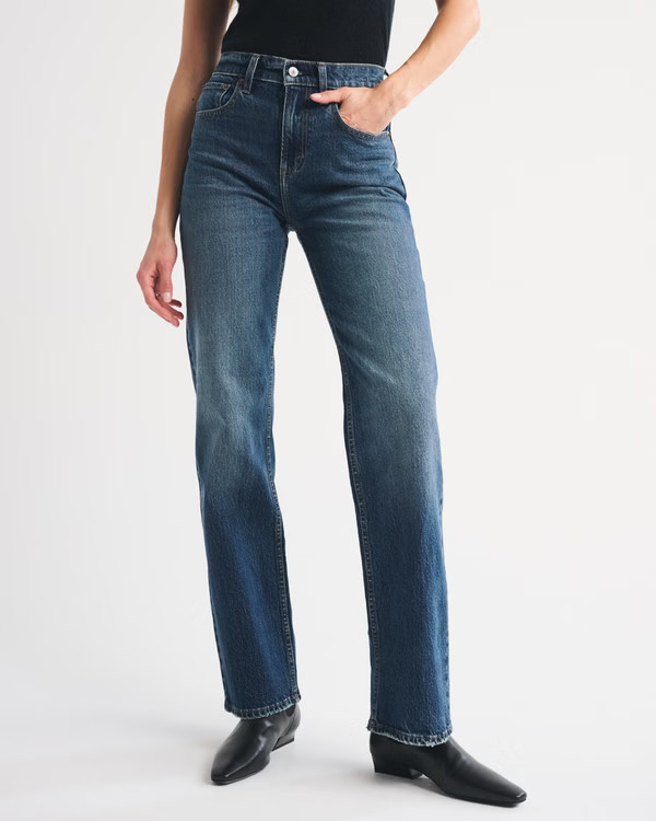 High Rise 90s Relaxed Jean | Abercrombie & Fitch (US)