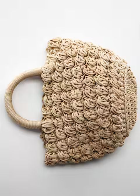 Mini-braided carrycot -  Women | Mango USA | MANGO (US)