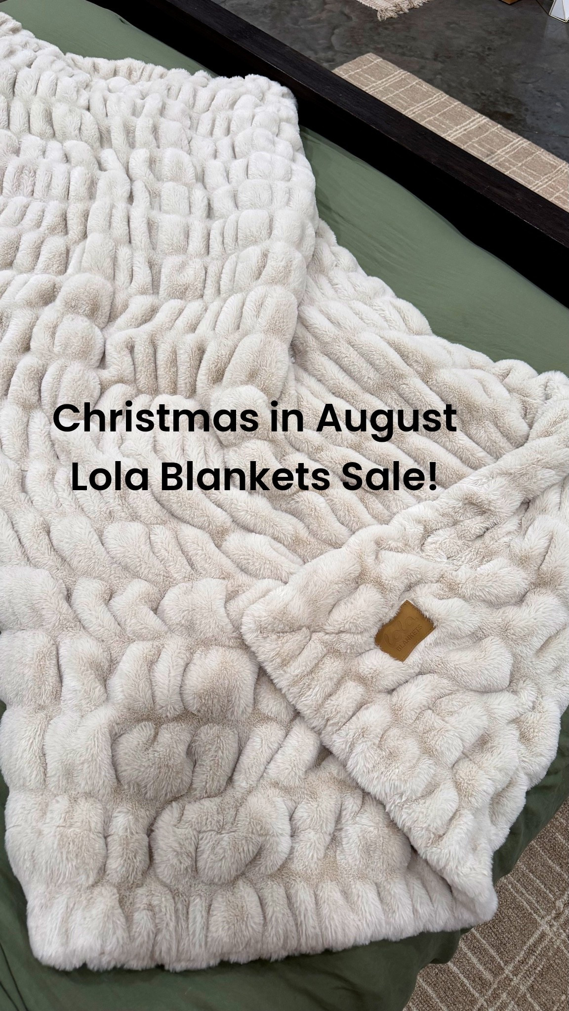 @lolablankets 50% off sale, $50 gift card AND 🆓 shipping TOMORROW with code MAMARANDS ☁️🧸 These make GREAT Christmas gifts and they will not last long!!!

#LTKmomlife #LTKBaby #LTKHome