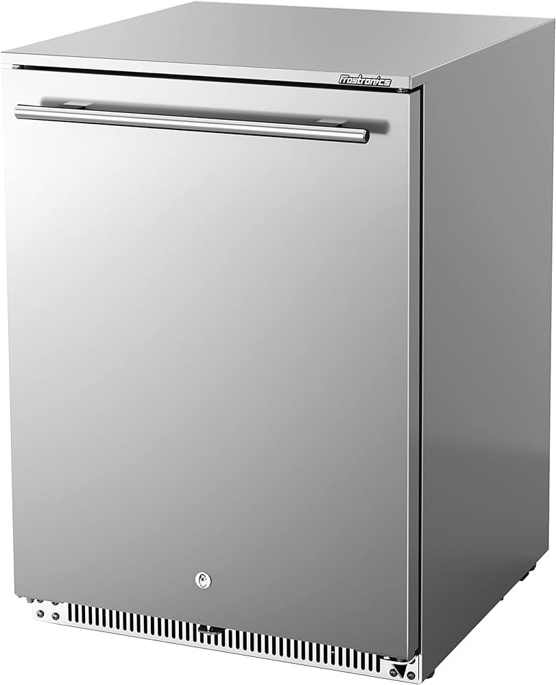 Amazon.com: Frostronics 24 Inch 168 Cans Outdoor Beverage Refrigerator, 5.47 cu. ft. Built-in Bev... | Amazon (US)