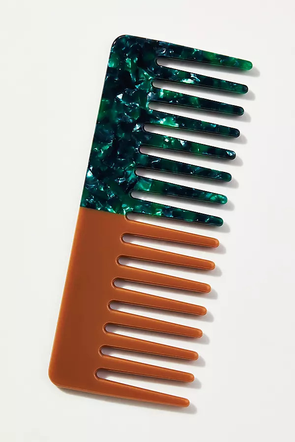 Two-Tone Wide Tooth Comb | Anthropologie (US)