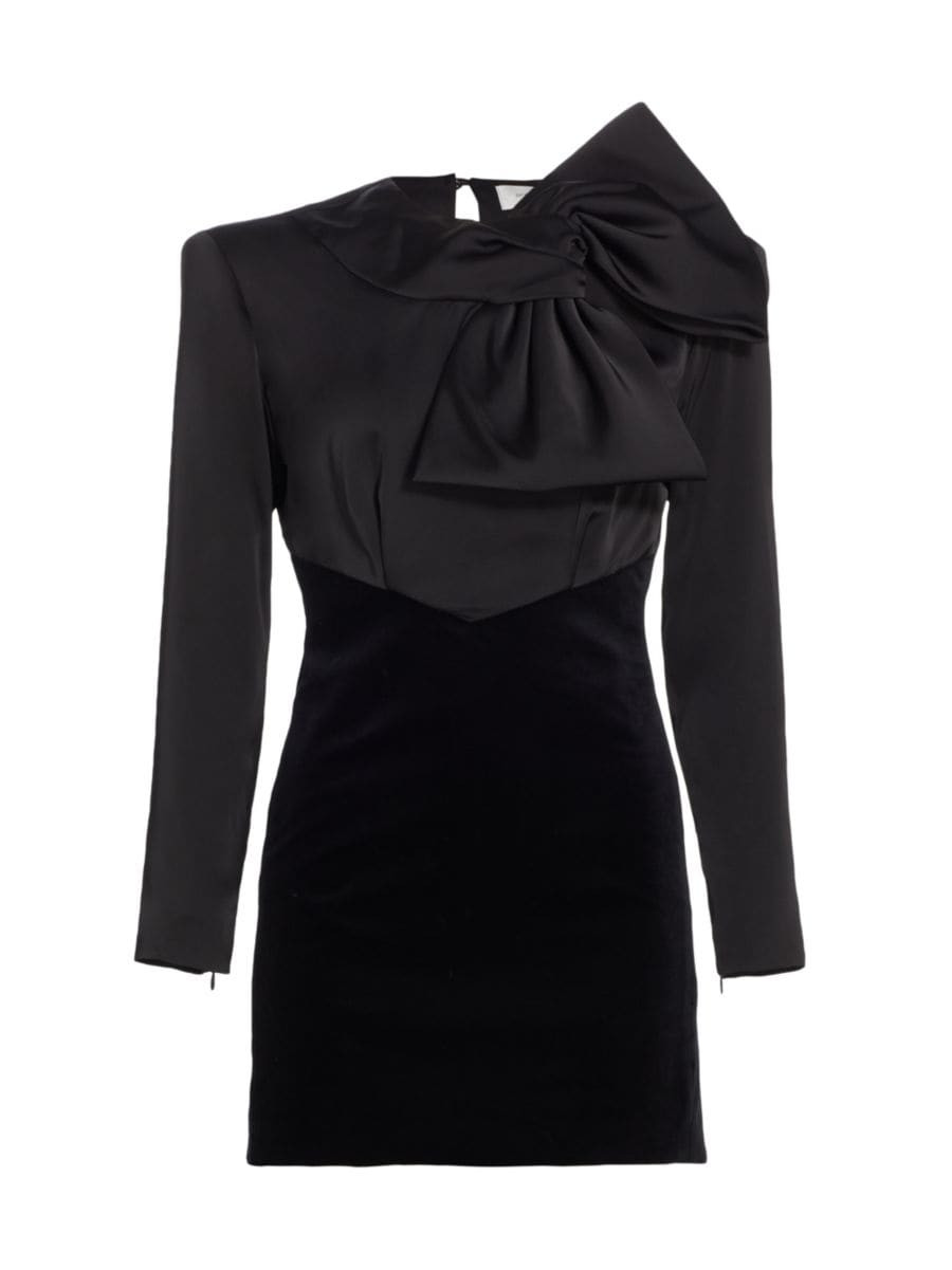 Arya Bow Minidress | Saks Fifth Avenue