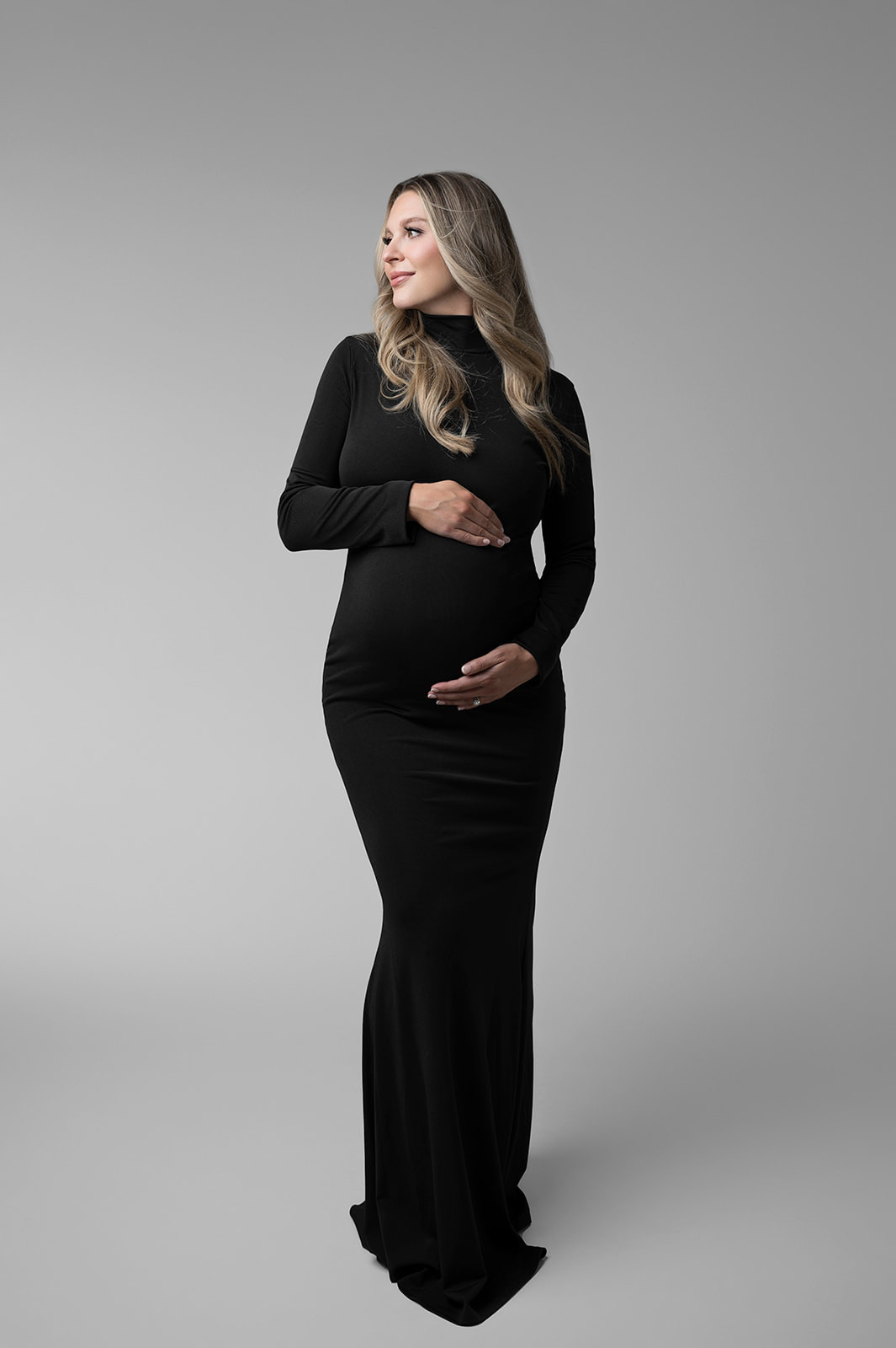 Classic, elegant maternity shoot gown option! Looks good on everyone!! #maternityshootgown #bumpfashion 

 #LTKBeauty #LTKBaby #LTKBump