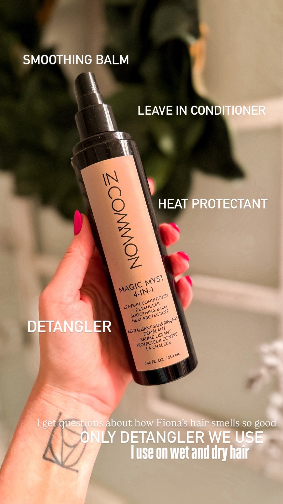 Incommon magic myst ✨
The only Detangler we use —also a heat protectant, smoothing balm and  leave in conditioner 

#LTKKids #LTKOver40 #LTKBeauty