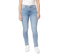 kensie Jeans for Women High-Rise Skinny Raw Edge Hem 28-Inch Inseam, Sizes 0-16 | Amazon (US)