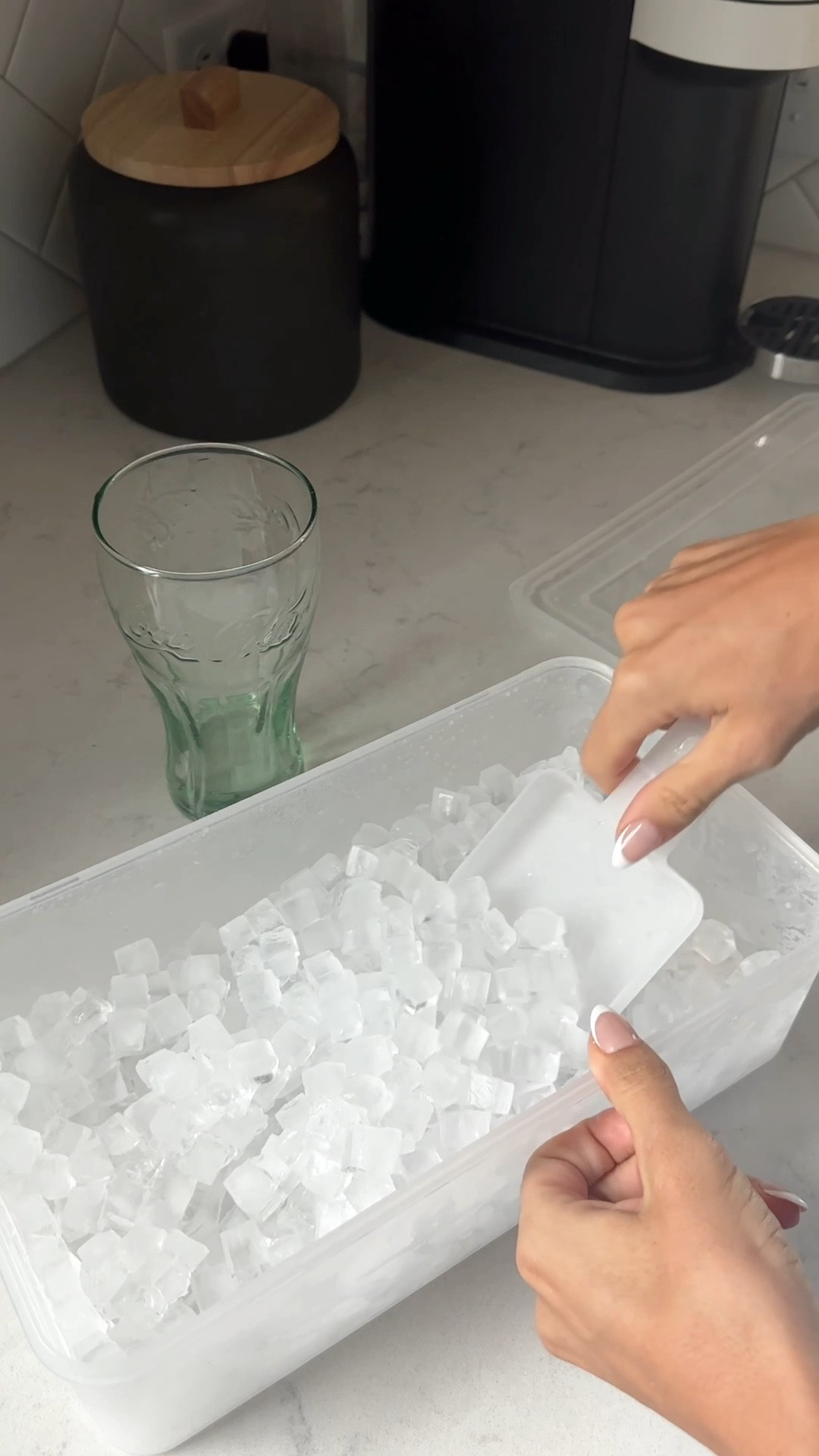 Coffee from home is made so easily to feel as tho your at a coffee shop when you have mini ice cubes and a vintage Coca Cola glass to drink out of!!

#LTKSale #LTKSeasonal #LTKGiftGuide