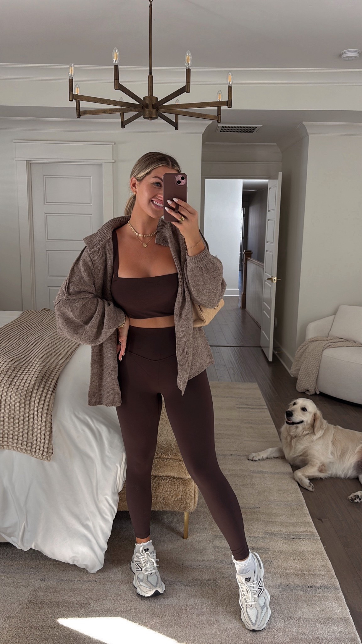 The material of this Amazon set is sooo good and flattering! I’m wearing a medium in the leggings, large in top, and a medium in the cardigan 🤎🍂

Fall Athleisure outfit
Pilates set 
Casual errands outfit inspo
Chocolate brown workout set 
Amazon fashion 

#LTKStyleTip #LTKActive #LTKFindsUnder50