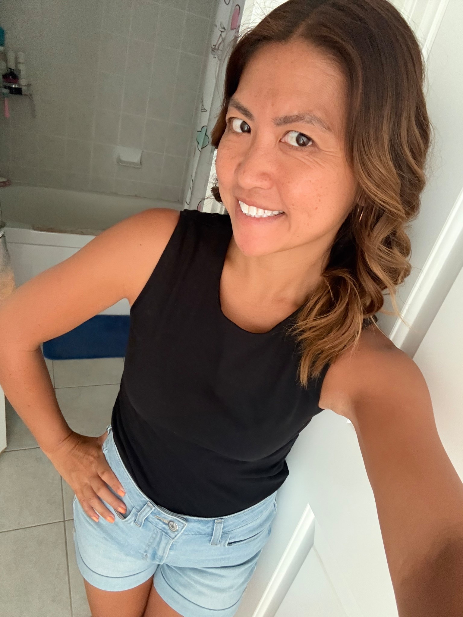 Basic tank from Gap and shorts from Old Navy !!
TTS

#LTKstyletip #LTKsummer #LTKjeans