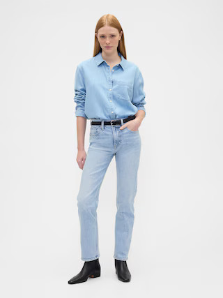 High Rise '90s Original Straight Jeans | Gap Factory