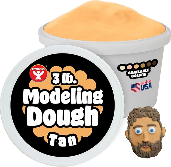 Hygloss Play Modeling Dough for Kids – Multicultural Skin Tones – Safe & Non-Toxic Sensory Do... | Amazon (US)
