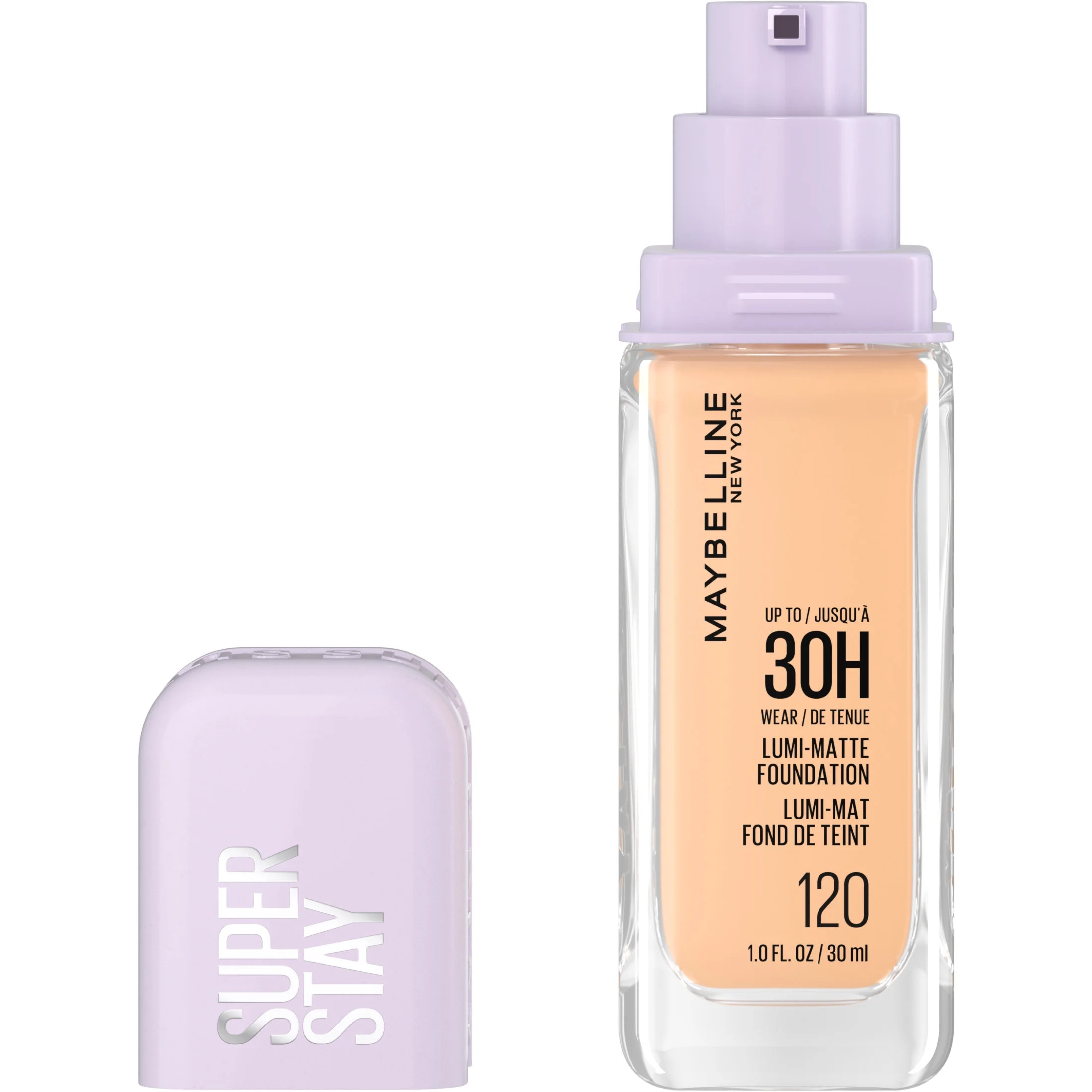 Maybelline Super Stay Lumi-Matte Foundation Makeup, 120, 1 fl oz | Walmart (US)