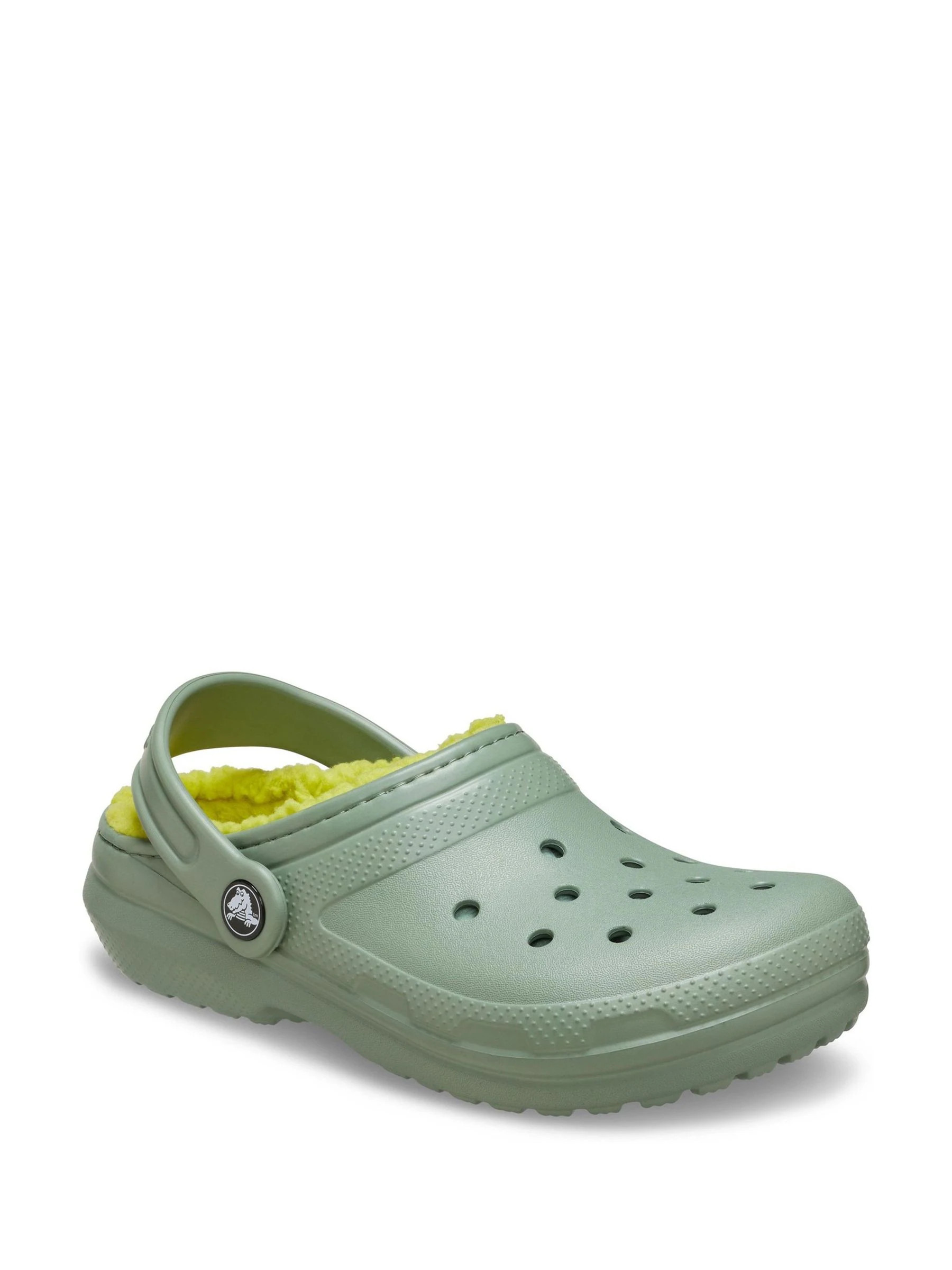 Crocs Crocs Green Toddler Classic Lined Clogs | Next US