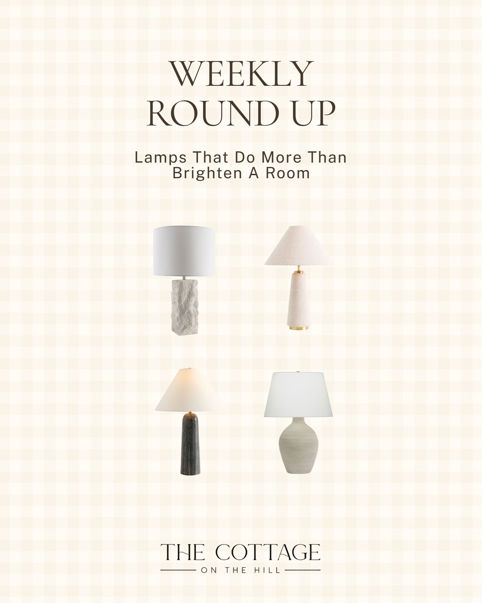 Lamps that do more than just brighten a room. 

A range of shapes and finishes here, but all doing the same job, adding warmth and shape to a corner that would otherwise go flat. These are the ones we keep reaching for, project after project.

All linked here 🤍 #LTKhome