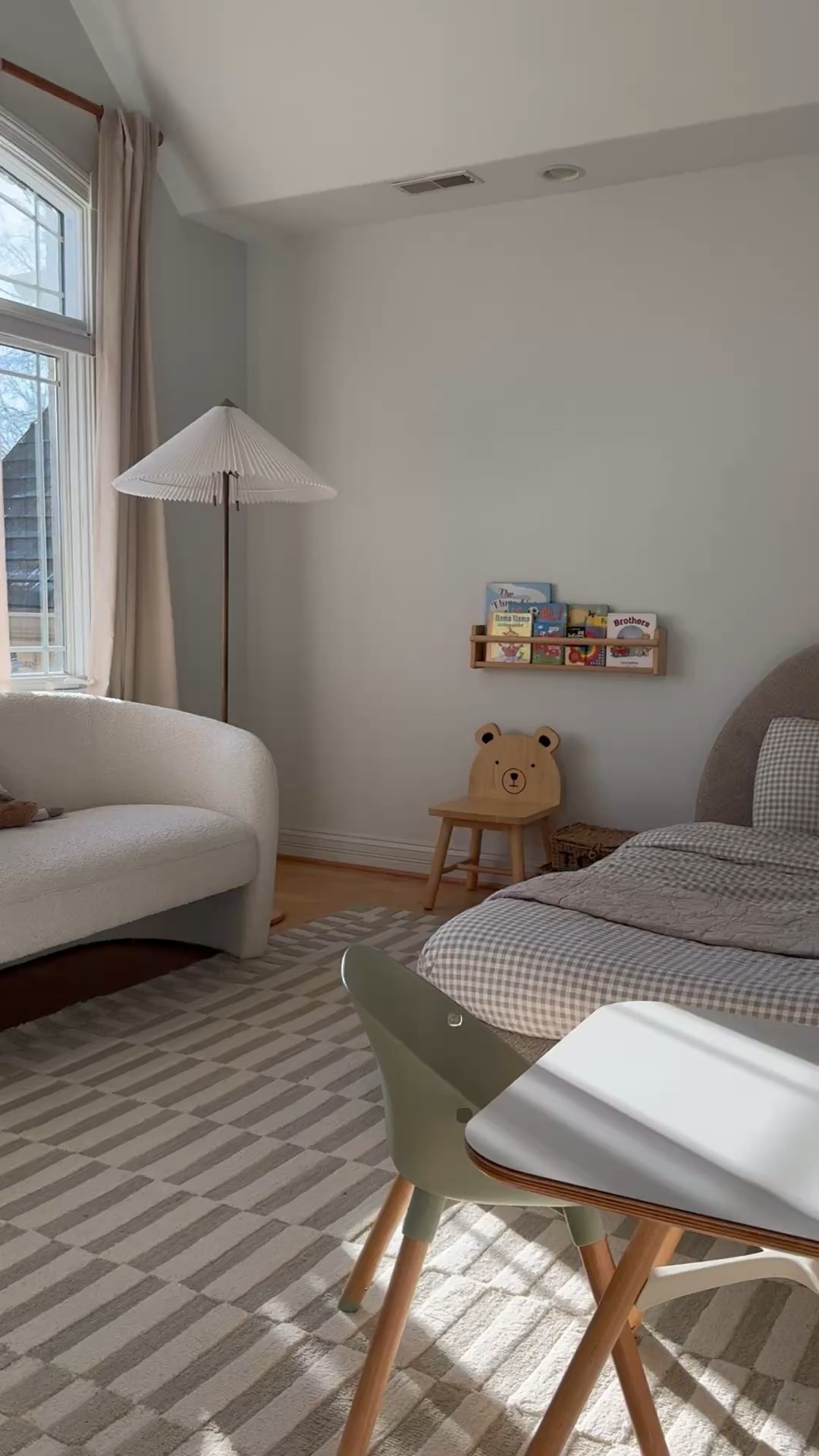 This rug is one of my favorites and on sale now! Such a good price for this size of a wool rug. I love it here in my son’s room.  @wayfair #wayfair #wayfair #rug #kidsroom #bed #kids #kidsbedroom #arearug 

#LTKKids #LTKWatchNow #LTKHome