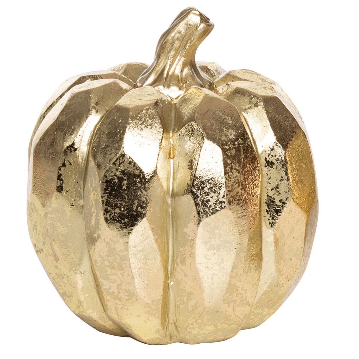 Transpac Resin 5.75 in. Gold Harvest Pumpkins | Target