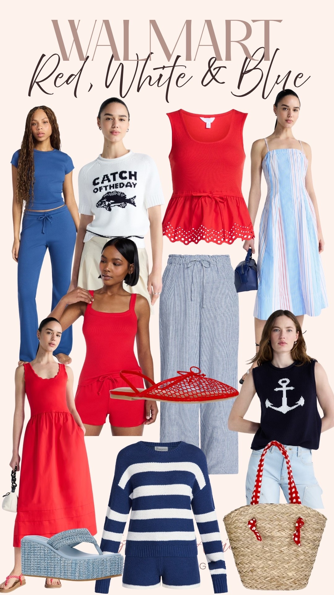 These Walmart finds are perfect for the 4th of July 🇺🇸, summer days ☀️, and even spring 🌸easy, cute, and affordable.
Selling fast… tap to shop your faves 👀✨



Walmart 4th of july outfits, red white blue outfits, summer outfits, spring outfits, walmart fashion finds, affordable outfits, casual summer style, budget fashion, trendy outfits, vacation looks

#LTKTravel #LTKootd #LTKSeasonal