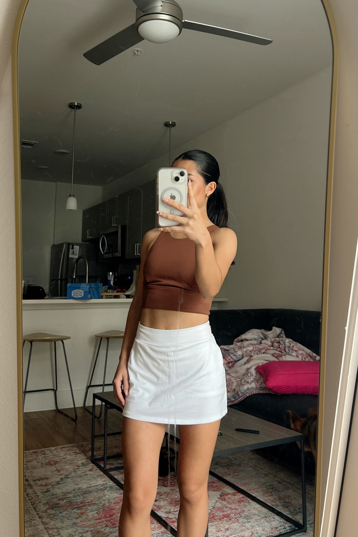 top is size 4 & bottoms are kids M 🤎