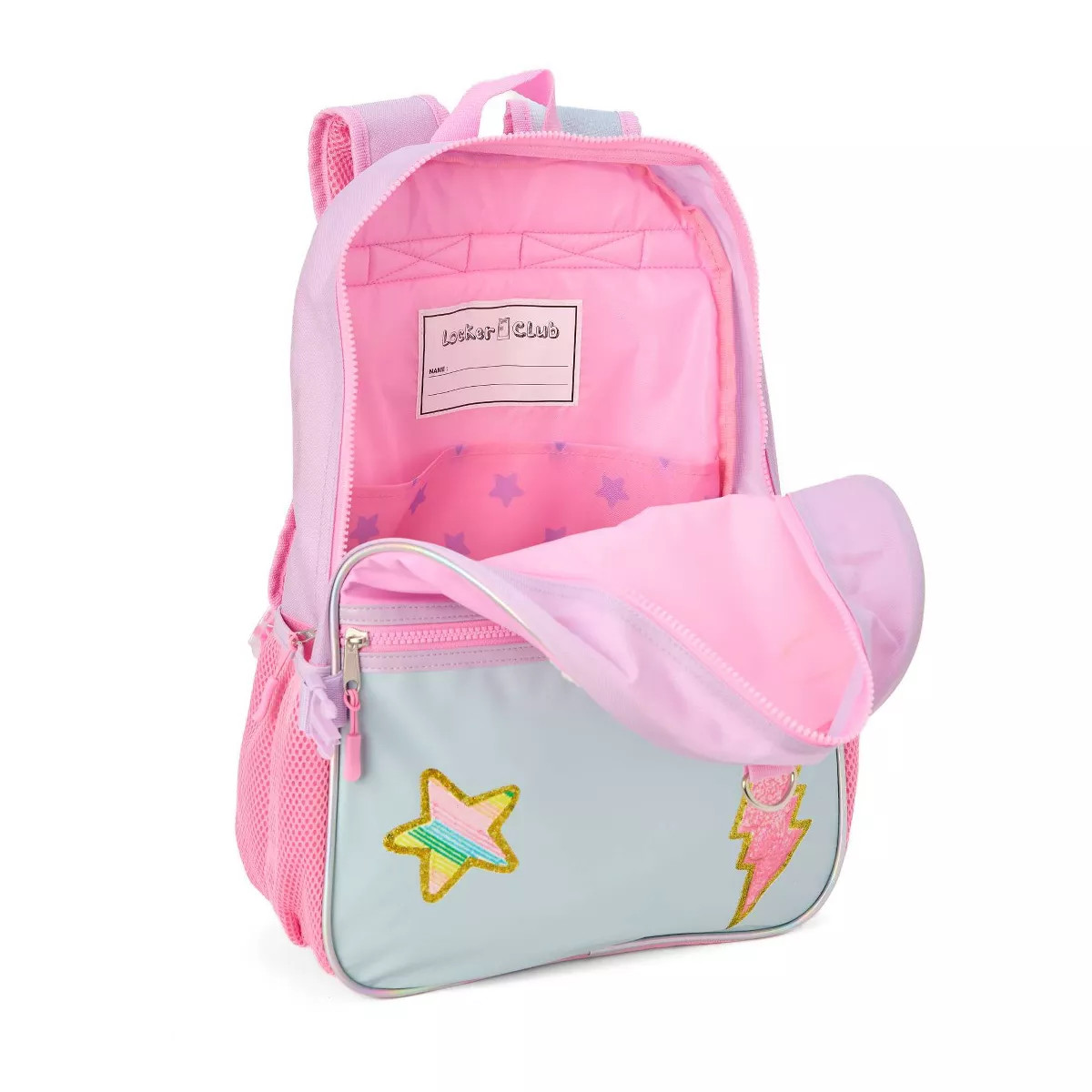 Locker Club Kids' 17" Backpack with Headphone Set - Terry Patches | Target
