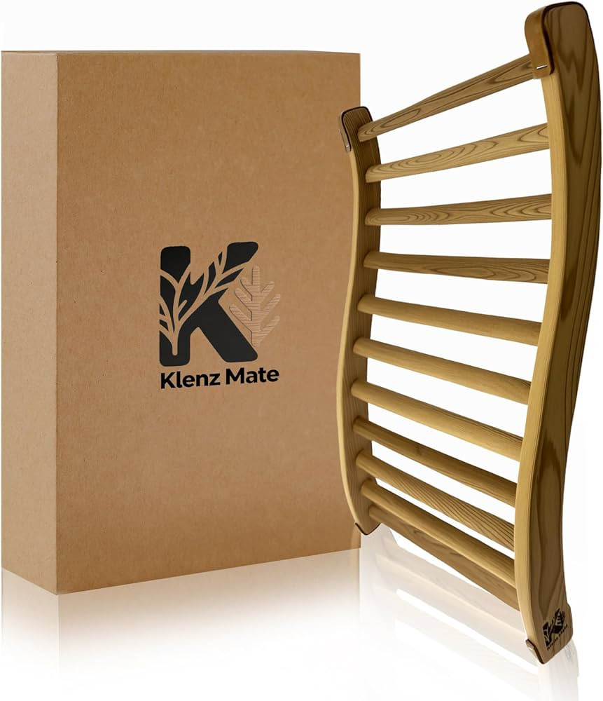 2025 Upgraded Premium Red Cedar Wood Sauna Backrest, Sauna Accessories with Non-Slip Pad, S-Shape... | Amazon (US)