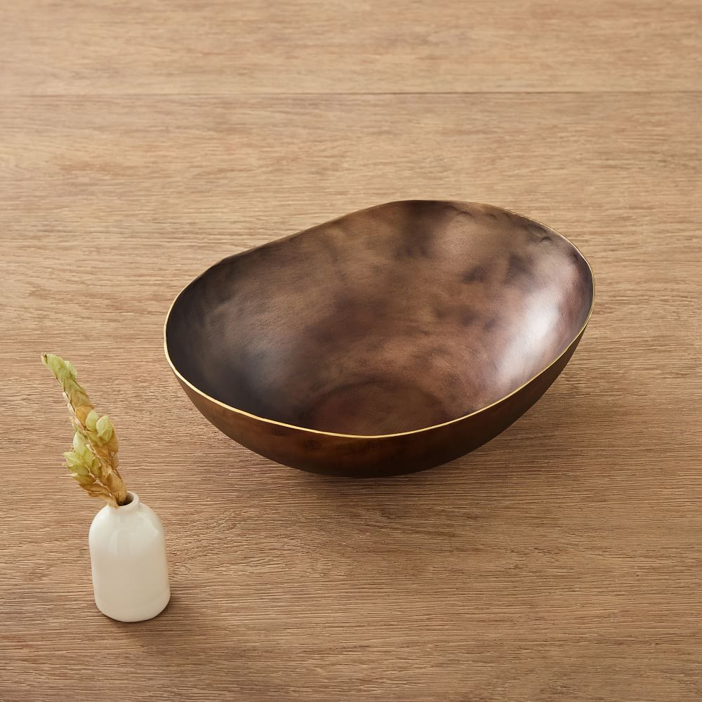 Organic Metal Bowls | West Elm (US)