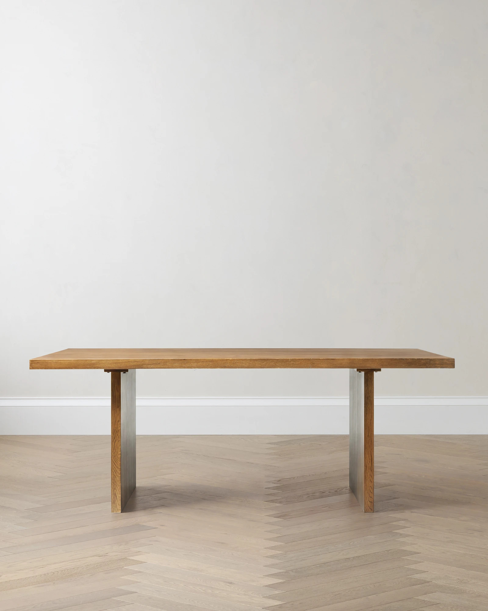 Quince | Solid Wood Plank Dining Table in Amber Oak | Quince