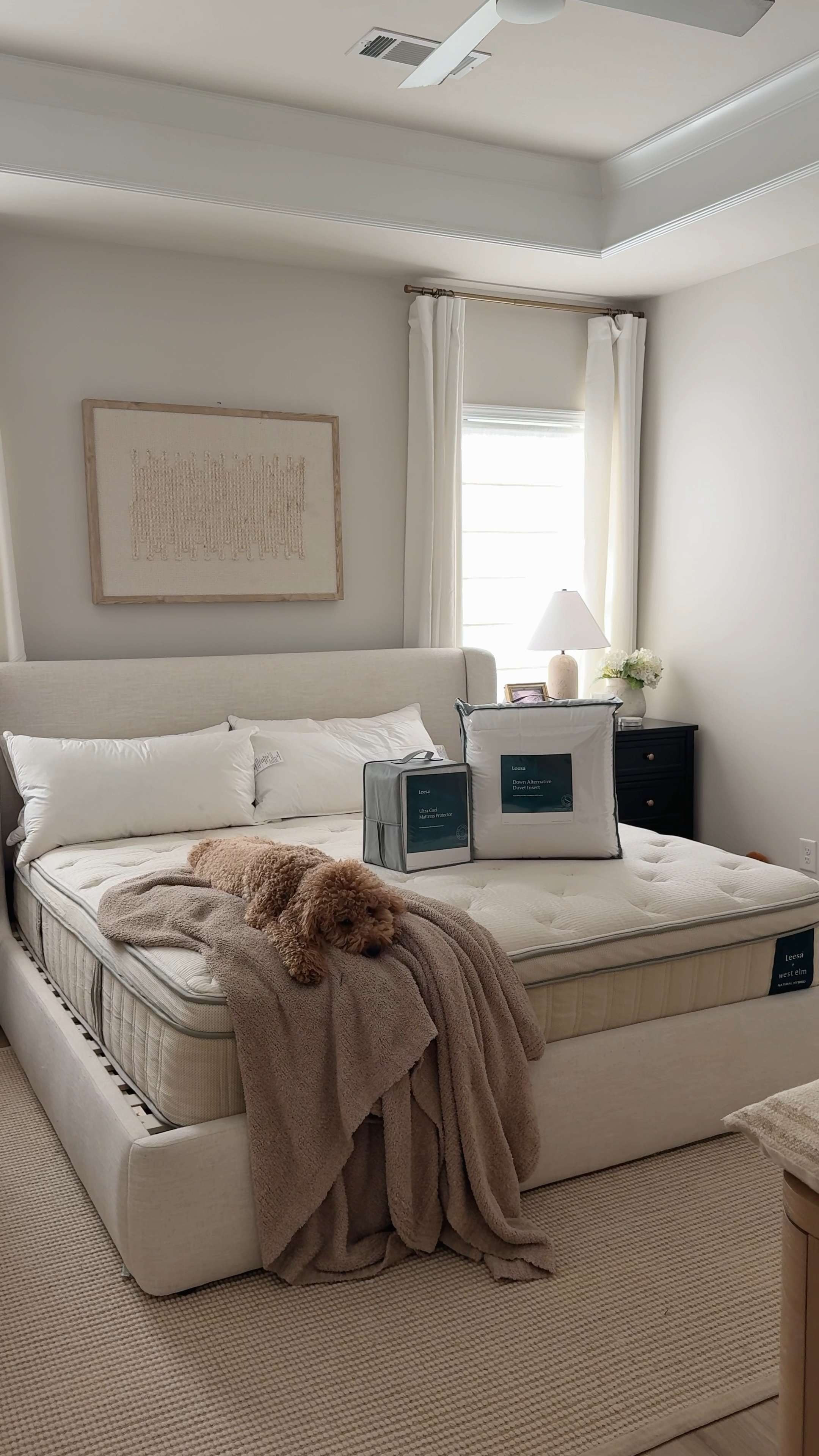 Sharing our new mattress from @leesasleep 🫶🏼 We’ve been sleeping on the Natural Hybrid Mattress, along with their down & feather pillows and cooling mattress protector, for the last two months so I could give you my honest thoughts.

The mattress is thoughtfully made with eight layers, including New Zealand wool and organic cotton. I personally don’t love an overly soft mattress, and this one feels just right. It has a medium firm feel that gives the perfect balance of comfort and support.

I’m also a hot sleeper, so I’ve never been a huge fan of mattress protectors because they usually make me feel warmer. This cooling mattress protector has been a pleasant surprise.. it actually stays cool throughout the night. And the pillows are incredibly plush while still holding their shape, so you get that soft, cozy feel.

Bedroom inspiration, primary bedroom, new mattress, Leesa, west elm, cozy home finds, shop the look!

#LTKSeasonal #LTKHome #LTKSaleAlert