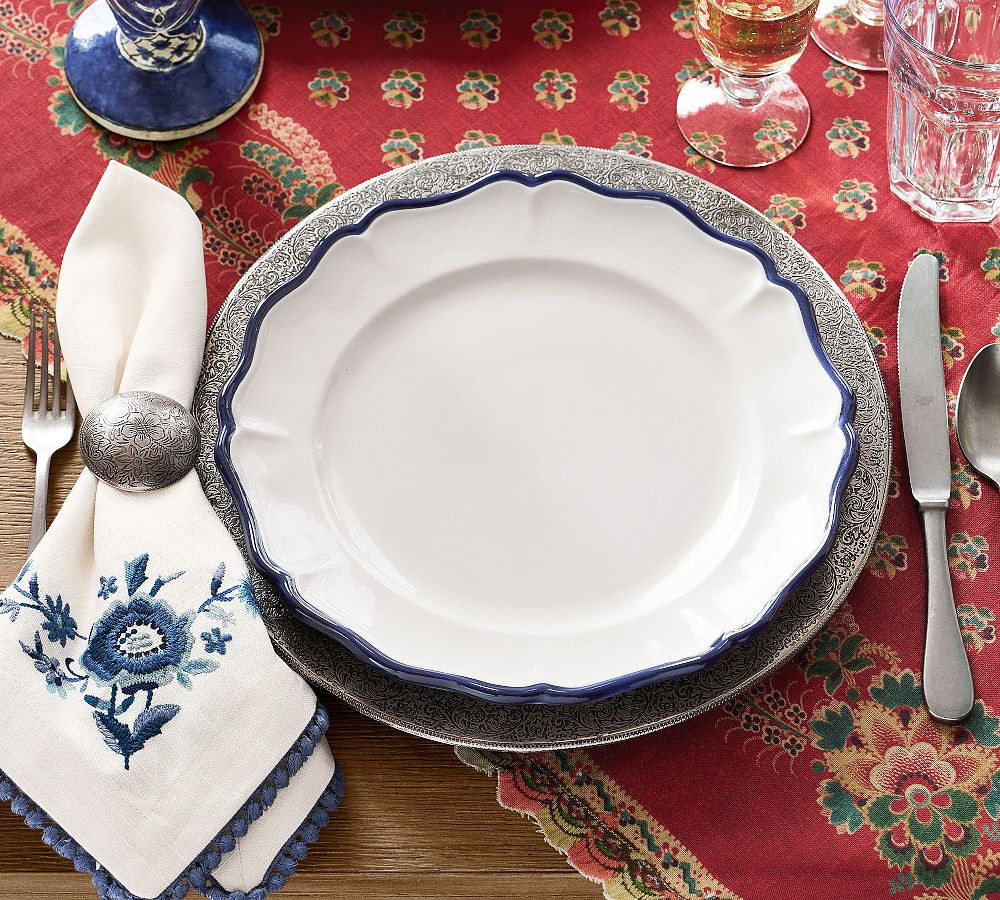 Heirloom Stoneware Dinner Plates - Set of 4 | Pottery Barn CA