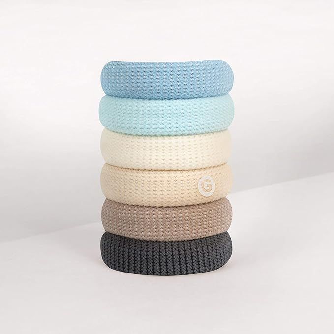 GIMME Bands Thick Fit Hair Ties | No Break Microfiber Thick Hair Elastics | A Firm Yet Gentle All... | Amazon (US)