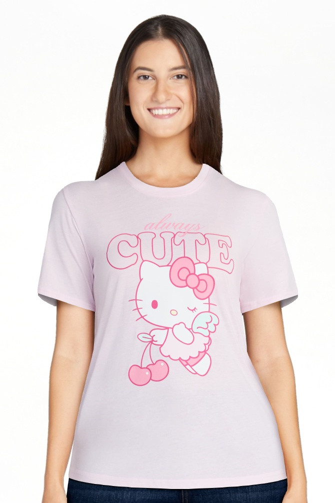 Hello Kitty Women's Graphic Tee with Short Sleeves, Sizes XXS-XXL | Walmart (US)