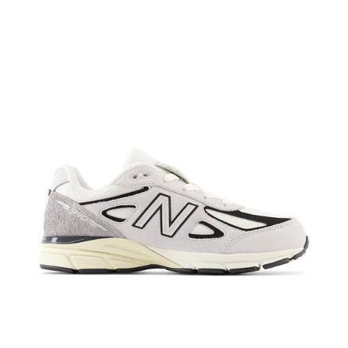 New Balance Kids' 990v4 Sneakers - Grey/Beige (Size 5.5) | New Balance Athletics, Inc.