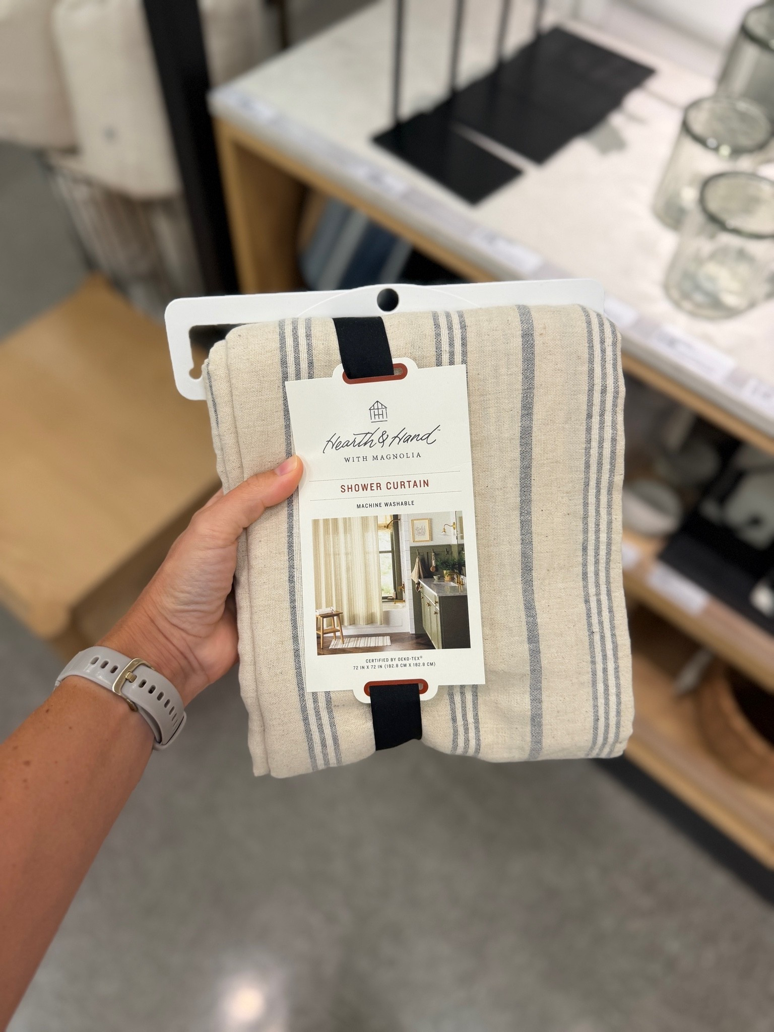 Low key obsessed with this shower curtain!!

#LTKHome
