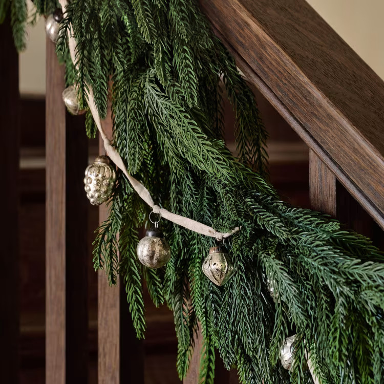 Mini Mercury Glass Garland | Magnolia