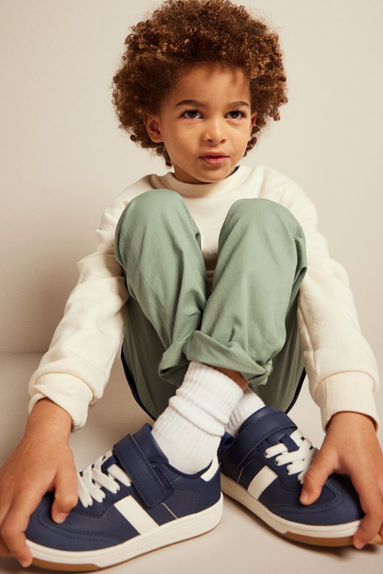 Sneakers - Navy blue/white - Kids | H&M US | H&M (US + CA)