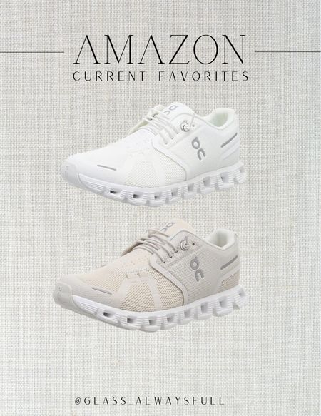 Amazon favorite sneakers, on cloud, amazing on cloud, neutral sneakers, on cloud running shoe, fitness, workout, gym, on cloud pearl white, white sneaker, white running shoe. Callie Glass @glass_alwaysfull 

#LTKSeasonal #LTKfit #LTKFind