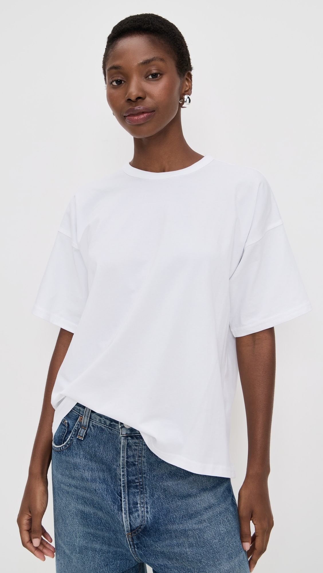 The Oversized Tee in White | Shopbop