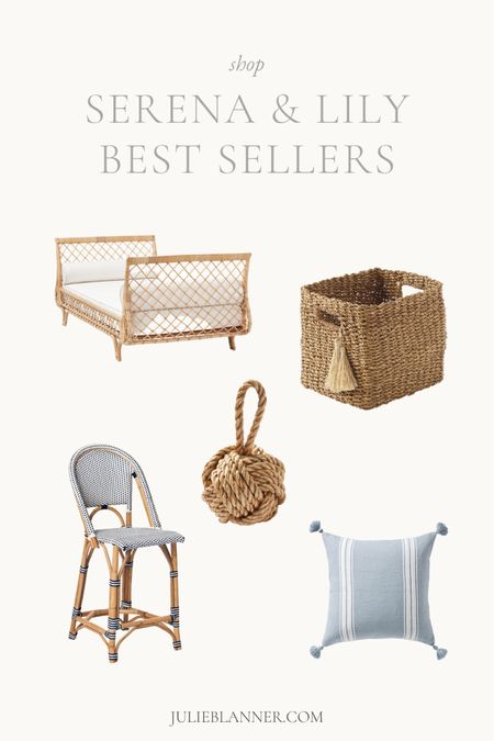 Serena & Lily sale, get 20% off with code NEWLEAF! Shop these best sellers: big sur basket, riviera dining stool, avalon bed, pillow cover and door stopper

#LTKsalealert #LTKhome #LTKstyletip