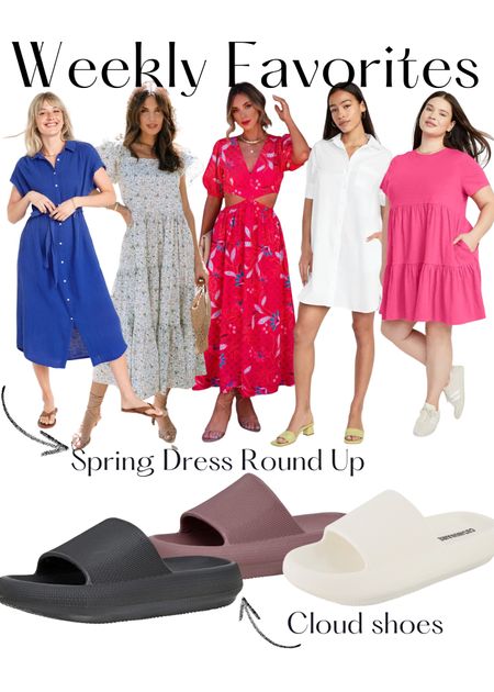 Weekly favorites with spring dresses from VICI and old navy along with the BEST house cloud shoes ever! 

#LTKsalealert #LTKshoecrush #LTKFind
