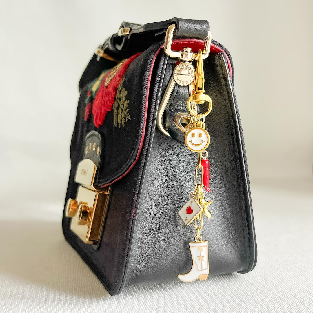 Make Your Own Keychain, Custom Bag Charm, Keychain Charm, Purse Accessory, Gift for Best Friend, ... | Etsy (US)