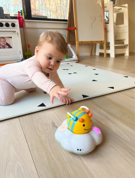 TOP TEN OF 2022 AMAZON: NO. 3. Skip hop bee toy. Crawler toy. Baby toy. This was a favorite for both of my kids and helps teach them to crawl. 

#LTKkids #LTKsalealert #LTKunder50