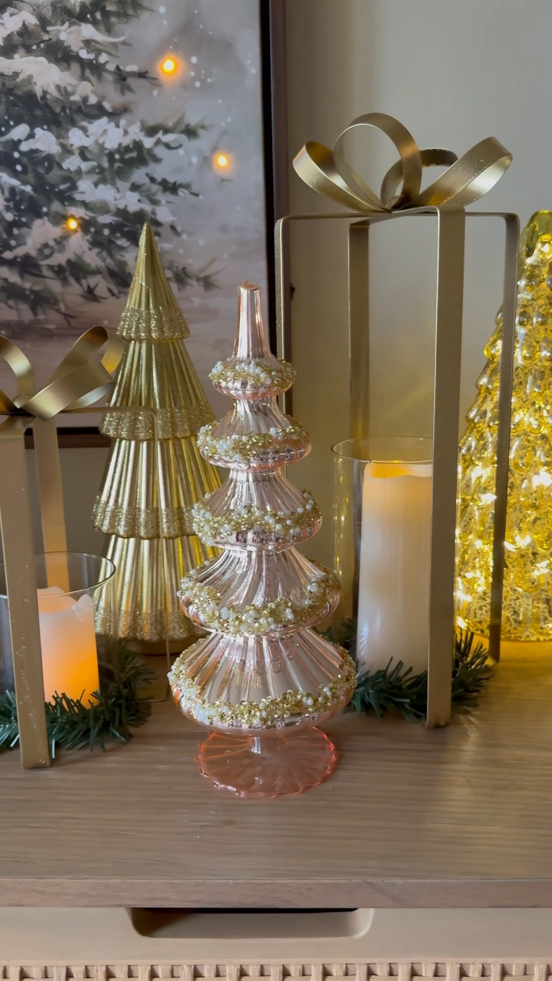 I know it’s early but I don’t know how long these will be on the shelves so I had to share this easy and inexpensive DIY idea for these adorable gift wrap candle holders from @dollartree! The whole thing cost less than $20 for both of them and I just love how elegant and fancy they look🎄✨

#LTKSeasonal #LTKFindsUnder50 #LTKHome