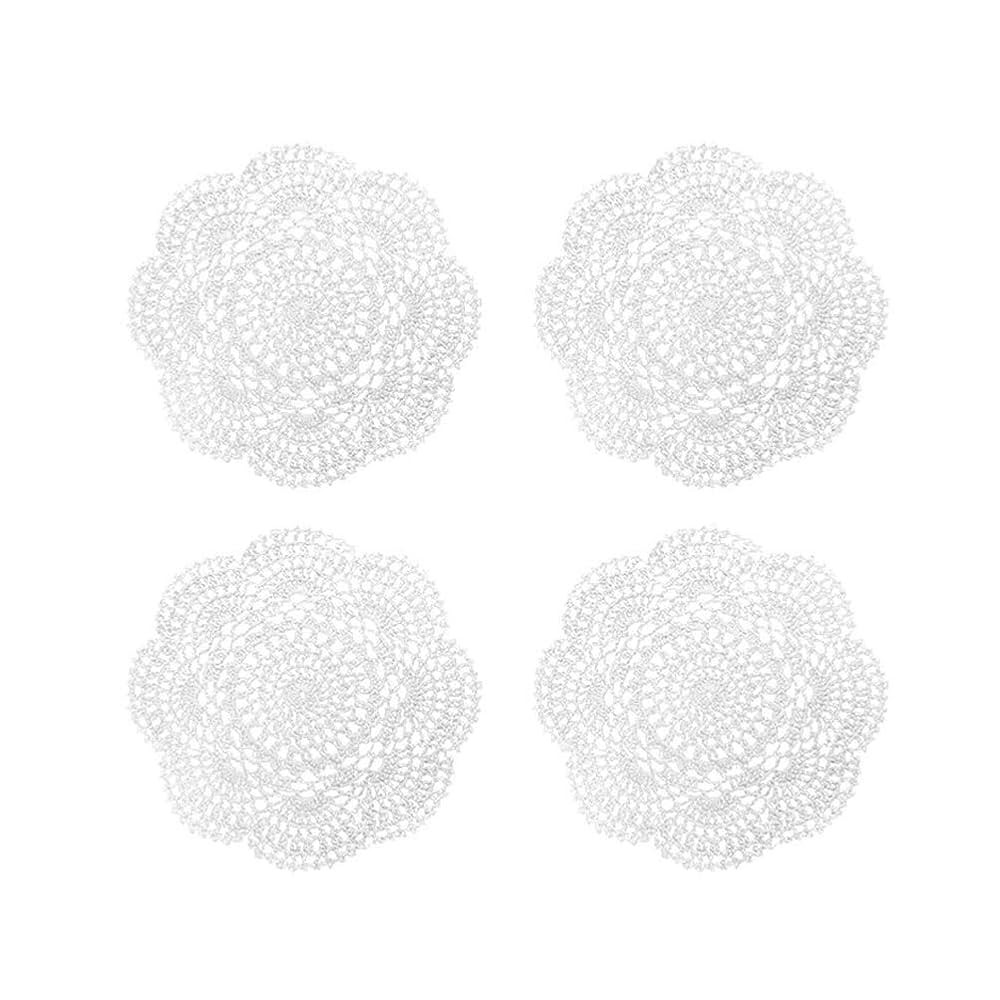 Phantomon 8 Inch Doilies Crochet Round Lace Doily Handmade Placemats 100% Cotton Crocheted Coaste... | Amazon (US)