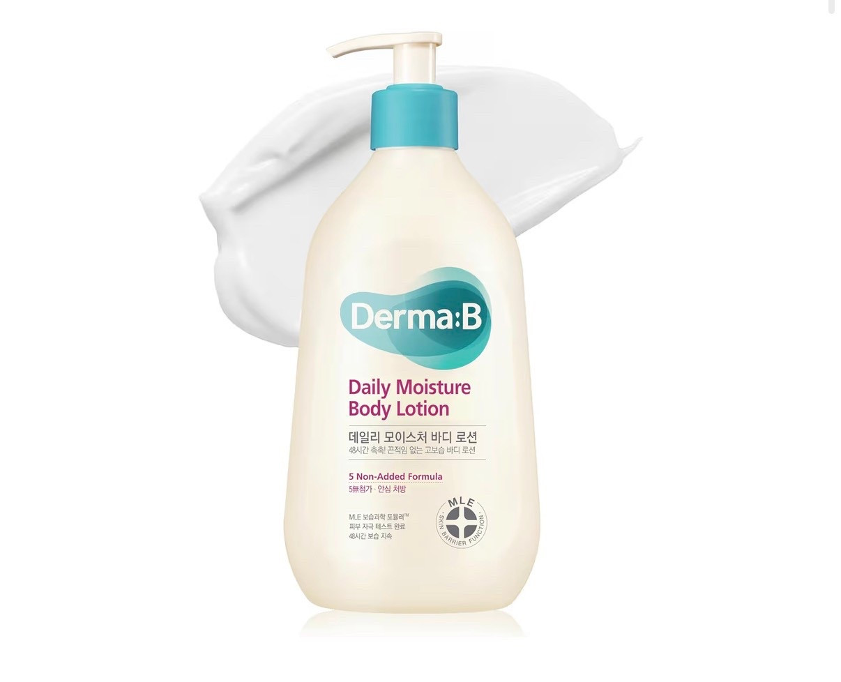 Derma B | Daily Moisture Body Lotion | Body Cream for Dry Skin | Long-Lasting Body Moisturizer for Sensitive Skin | 13.5 fl oz (400ml)

Korean body lotion 

#LTKBeauty #LTKU #LTKselfcare