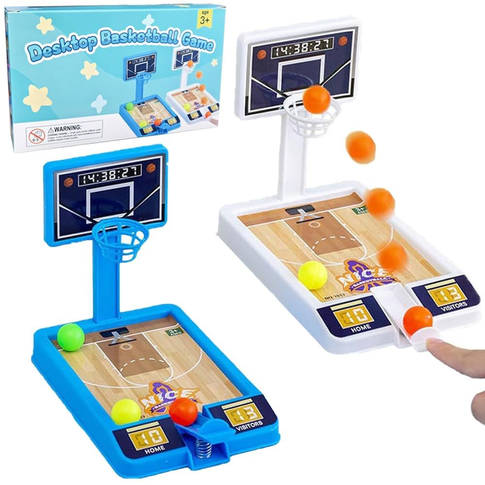 2 Pack Basketball Game Toys, Tabletop Basketball Shooting Game for Kids and Adults, Desk Games fo... | Amazon (US)