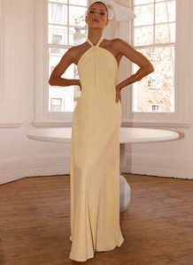 Golden Child Linen Maxi Dress - Yellow | Peppermayo (Global)